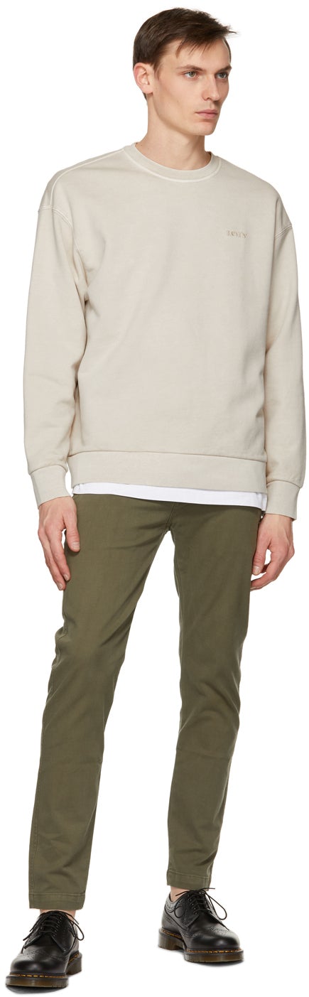Levi's Tan Relaxed Crewneck Sweatshirt