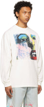Levi's Vintage Clothing White Central Station Design Edition 80s Graphic Bummed Long Sleeve T-Shirt