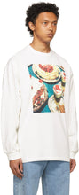 Levi's Vintage Clothing White Central Station Design Edition 80s Graphic Happy Long Sleeve T-Shirt
