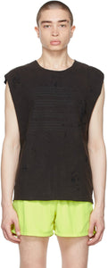 Liberal Youth Ministry Black Destroyed Poema Tank Top - Ministère de la jeunesse libérale Black détruit Poema Débardeur - 자유주의 청소년 사역 검은 색 삐죽 탱크 탑을 파괴했습니다
