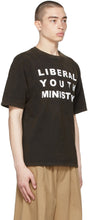 Liberal Youth Ministry Black Faded Logo T-Shirt