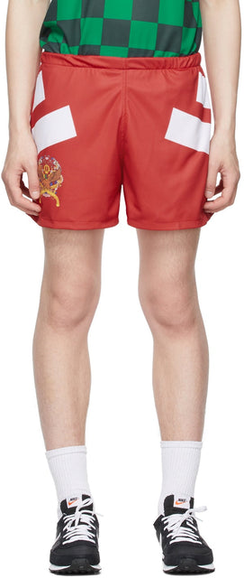 Liberal Youth Ministry Red Imperial Crest Sport Shorts - Ministère des jeunes libéraux Shorts de sport impérial impérial rouge - 자유주의 청소년 사역 적색 제국 크레스트 스포츠 반바지