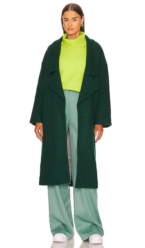 Line & Dot Ginger Jacket in Green Veste gingembre à la ligne et au point en vert 绿色的线和点姜夹克