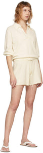 Lisa Yang Off-White Cashmere 'The Gio' Shorts