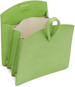 Little Liffner Green Lizard Loop Bag