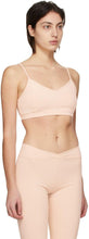 Live the Process Beige Corset Sports Bra
