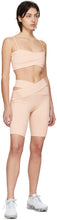 Live the Process Beige Orion Sports Bra