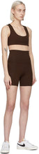Live the Process Brown Onyx Sports Bra