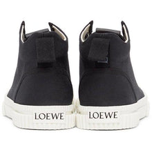 Loewe Black Canvas High-Top Sneakers
