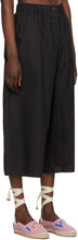 Loewe Black Cropped Elasticated Trousers