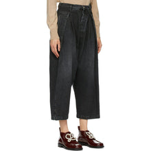 Loewe Black Cropped Oversized Jeans