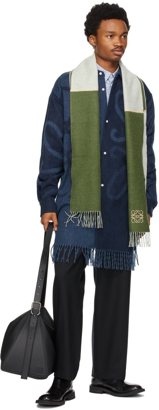 Loewe Black Wool Drawstring Trousers