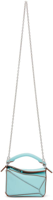 Loewe Blue Nano Puzzle Bag - Loewe Blue Nano Bag de puzzle - Loewe 블루 나노 퍼즐 백