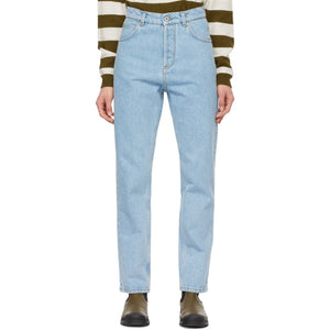 Loewe Blue Tapered Jeans - Jean conique bleu loewe - Loewe 블루 테이퍼 진 청바지
