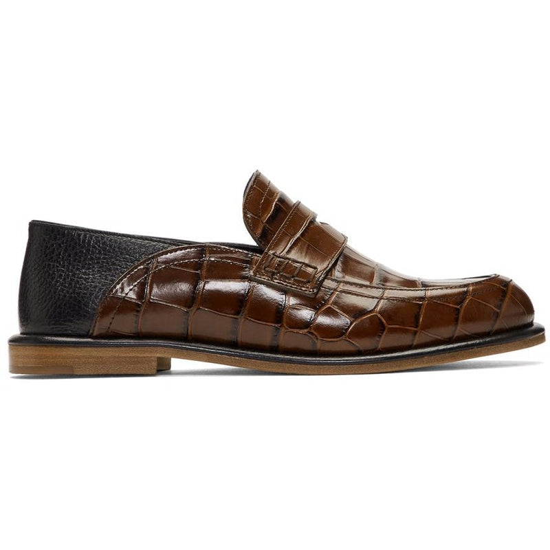 Loewe cheap croc loafers