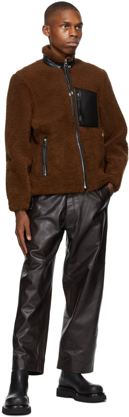 Loewe Brown Shearling Jacket