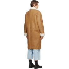 Loewe Brown Shearling Oversized Coat