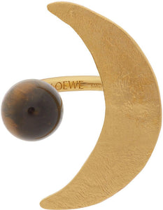 Loewe Gold Ellipse Ring - Ring Loewe Gold Ellipse - Loewe 골드 타원 반지