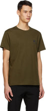 Loewe Khaki Anagram Embroidered T-Shirt