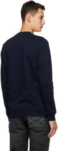 Loewe Navy Anagram Embroidered Sweatshirt