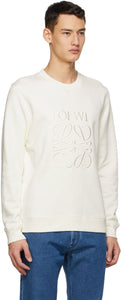 Loewe Off-White Anagram Embroidered Sweatshirt