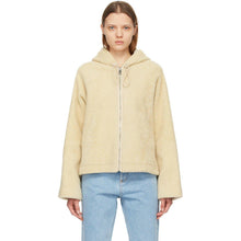 Loewe Off-White Shearling Hooded Jacket