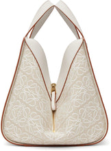 Loewe Off-White Small Anagram Hammock Bag