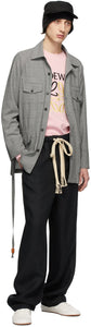 Loewe Pink Embroidered Anagram Sweatshirt