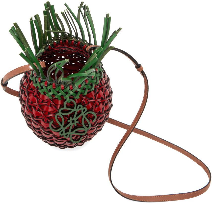Loewe Red Paulaâ€™s Ibiza Strawberry Bag