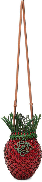 Loewe Red Paulaâ€™s Ibiza Strawberry Bag - Sac de fraise d'Ibiza de Loewe Red Paula ™ S - Loewe Red Paulaâ € ™의 이비자 딸기 가방