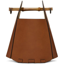 Loewe Tan Bucket Bamboo Bag