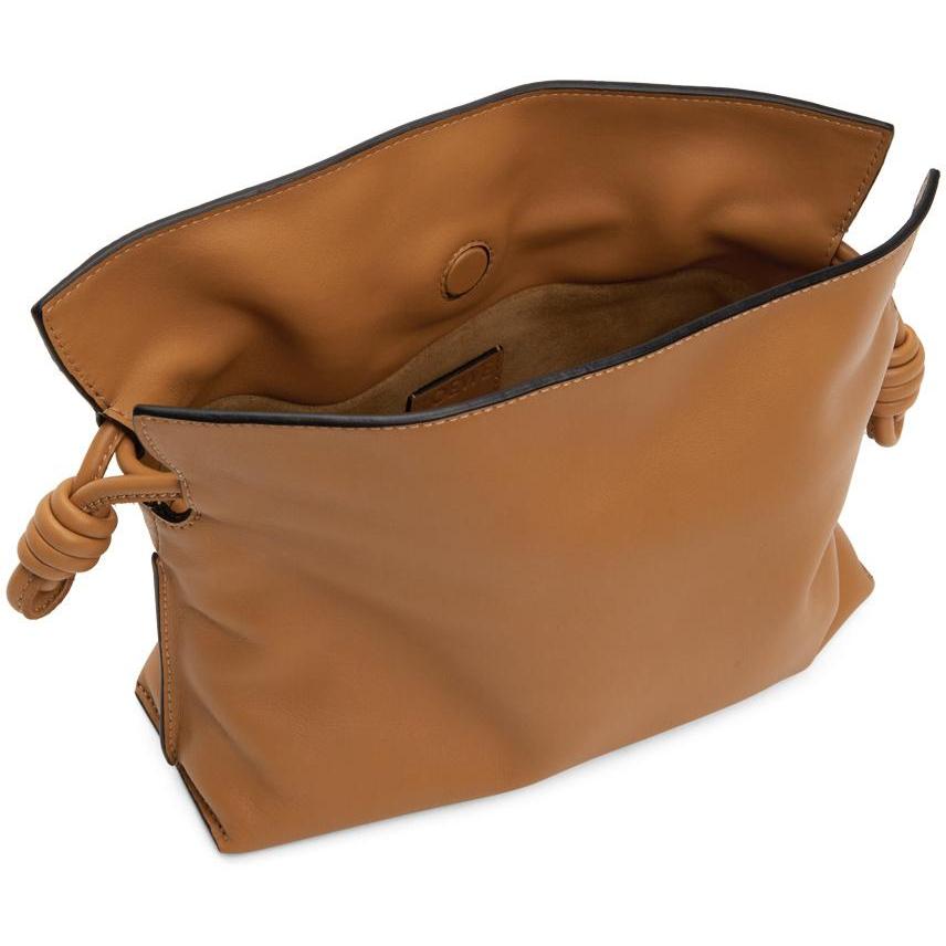 Loewe Tan Mini Flamenco Clutch - Embrayage loewe tan mini flamenco - Loewe Tan Mini Flamenco Clutch.