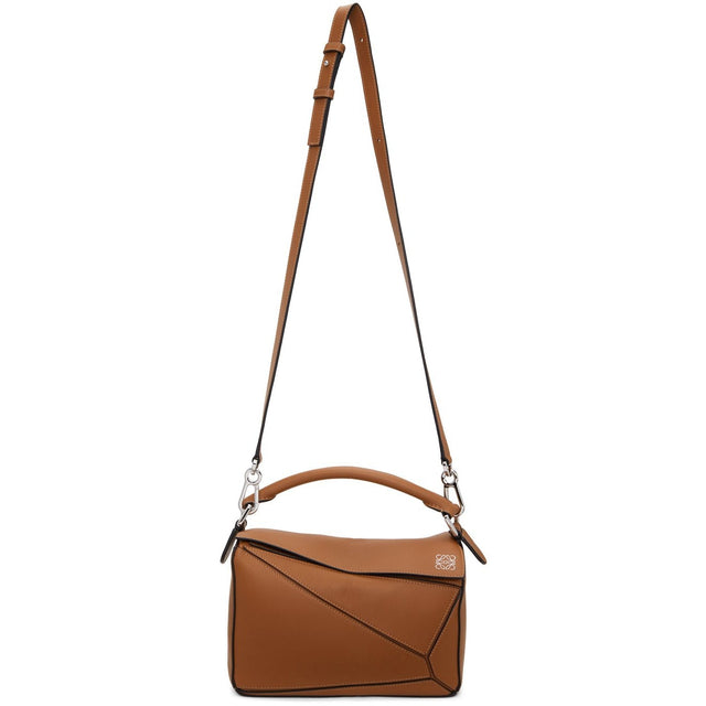 Loewe Tan Small Puzzle Bag - Loewe Tan Petite sac de puzzle - Loewe 황갈색 작은 퍼즐 백