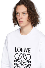 Loewe White Anagram Sweatshirt