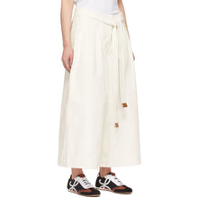 Loewe White Denim Cropped Jeans