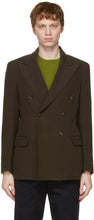 Loro Piana Brown Double-Breasted Blazer - Loro Piana Blazer brun à double boutonnage - Loro 피아나 갈색 더블 브레스트 블레이저