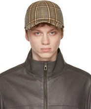 Loro Piana Brown Houndstooth Baseball Cap - Loro Piana Brown Brownstooth Baseball Casquette - 로로 피아나 브라운 houndstooth 야구 모자