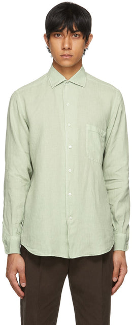 Loro Piana Green AndrÃ© Shirt - Loro Piana Green André Shirt - 로로 피아나 그린 André 셔츠