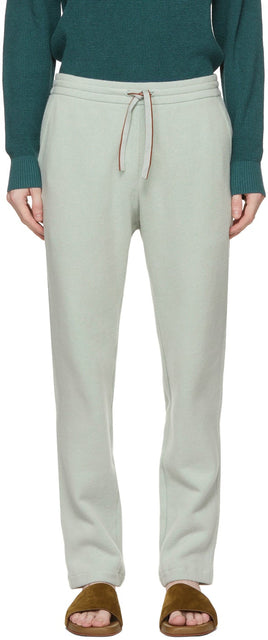Loro Piana Green Horsey Lounge Pants - Pantalon Loro Piana Green Horky Lounge - 로로 피아나 녹색 말하기 라운지 바지