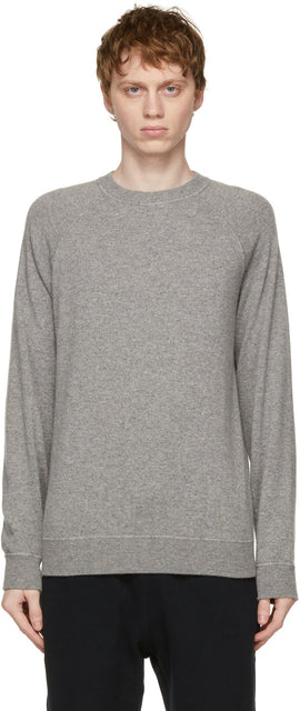 Loro Piana Grey Cashmere Silverstone Sweater - Pull de Silverstone Silverstone Cachone de Loro Piana Grey Cachemes - 로로 피아나 회색 캐시미어 실버 스 웨이 스웨터