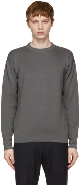 Loro Piana Grey Wish Wool T-Shirt Sweater - Loro Piana Grey Wish T-shirt T-shirt T-shirt de laine - 로로 피아나 그레이 소원 양모 티셔츠 스웨터