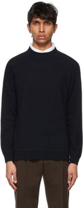 Loro Piana Navy Cashmere Silverstone Sweater - Pull de Silverstone Silverstone Cashmere de Loro Piana Navy - 로로 피아나 해군 캐시미어 실버 스톤 스웨터