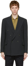 Loro Piana Navy Double-Breasted Blazer - Blazer à double boutonnage de Loro Piana Navy - 로로 피아나 해군 더블 브레스트 블레이저