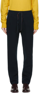Loro Piana Navy Horsey Lounge Pants - Loro Piana Navy Horsey Lounge Pants - Loro 피아나 해군 Horsey Lounge Pants.