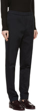 Loro Piana Navy Leisure Flat Trousers