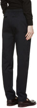 Loro Piana Navy Leisure Flat Trousers