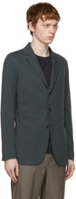 Loro Piana Navy Silk Sweater Blazer