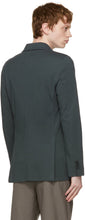 Loro Piana Navy Silk Sweater Blazer