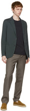 Loro Piana Navy Silk Sweater Blazer