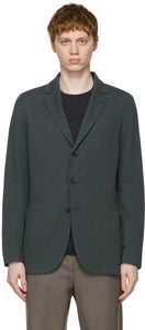 Loro Piana Navy Silk Sweater Blazer - Loro Piana Navy Silk Silk Blazer - 로로 피아나 네이비 실크 스웨터 블레이저